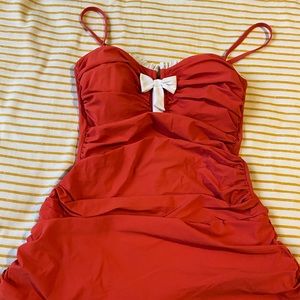 PROFILE BY GOTTEX Bright Peach One Piece Swimsuit